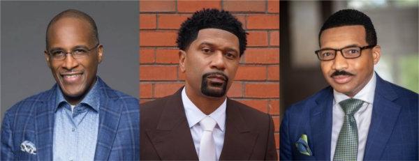 composite photo of, from left, Rashad Richey, Jalen Rose and Walter Kimbrough